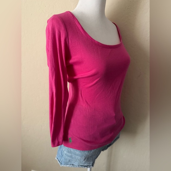 Ralph Lauren scoop neck shirt - Picture 3 of 5